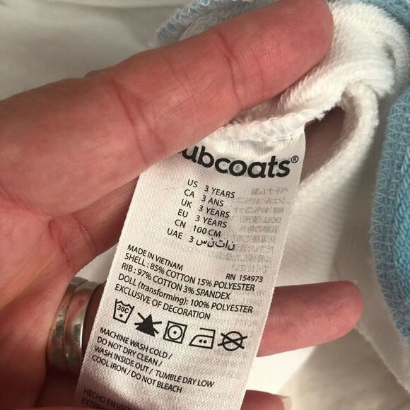 Cubcoats unicorn hoodie that converts into a unicorn stuffed animal. SO CUTE - Picture 11 of 13